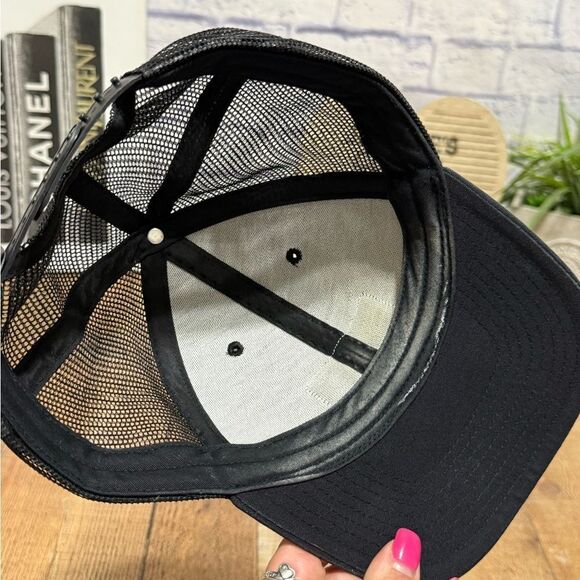 Patagonia Black Trucker Mesh Snapback Hat - Picture 4 of 8
